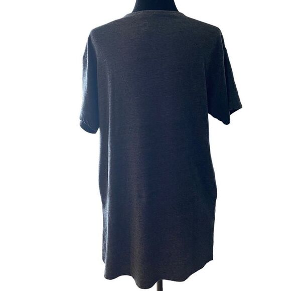 Umgee Tee Shirt Dress with Lacing Accent‎ - Picture 4 of 11